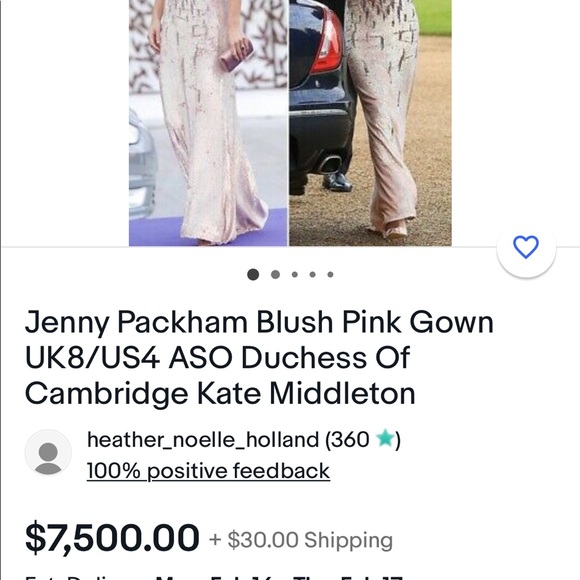 Jenny Packham Nude Sequin Dress Spring 2011 🤎 - Picture 15 of 17